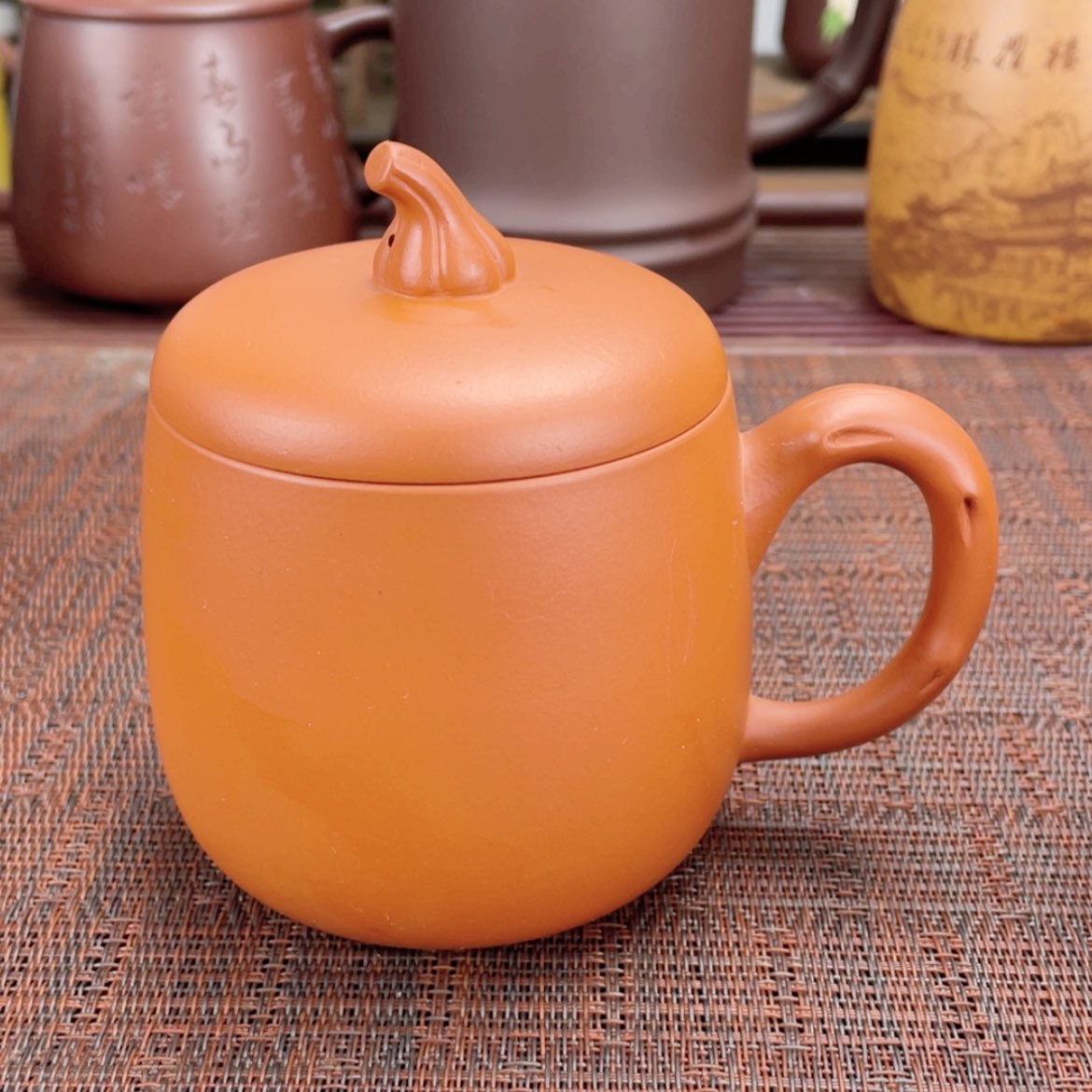 【闪购商品】紫砂茶杯宜兴原矿紫砂盖杯微瑕