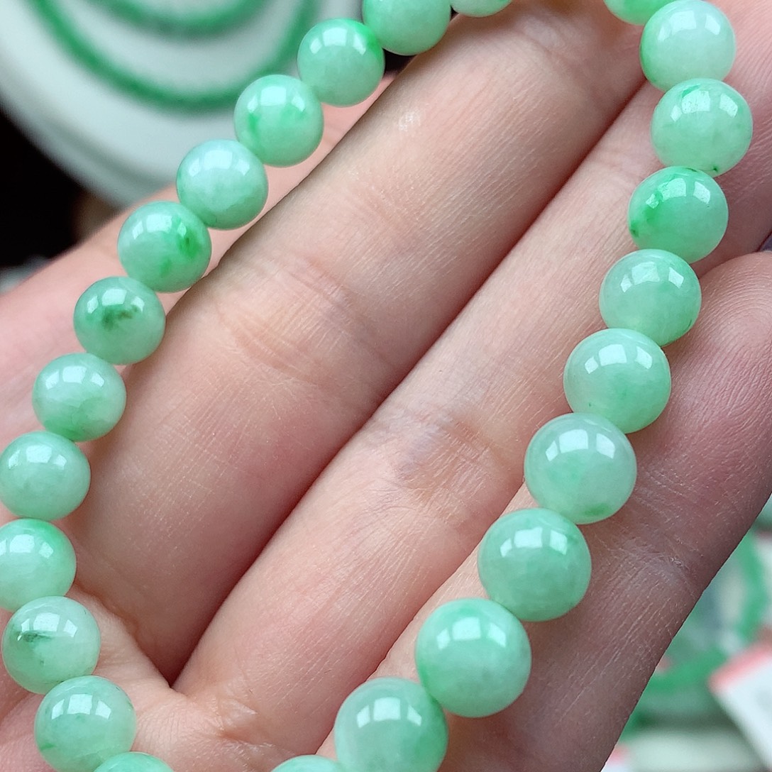 翡翠未镶嵌毛衣链