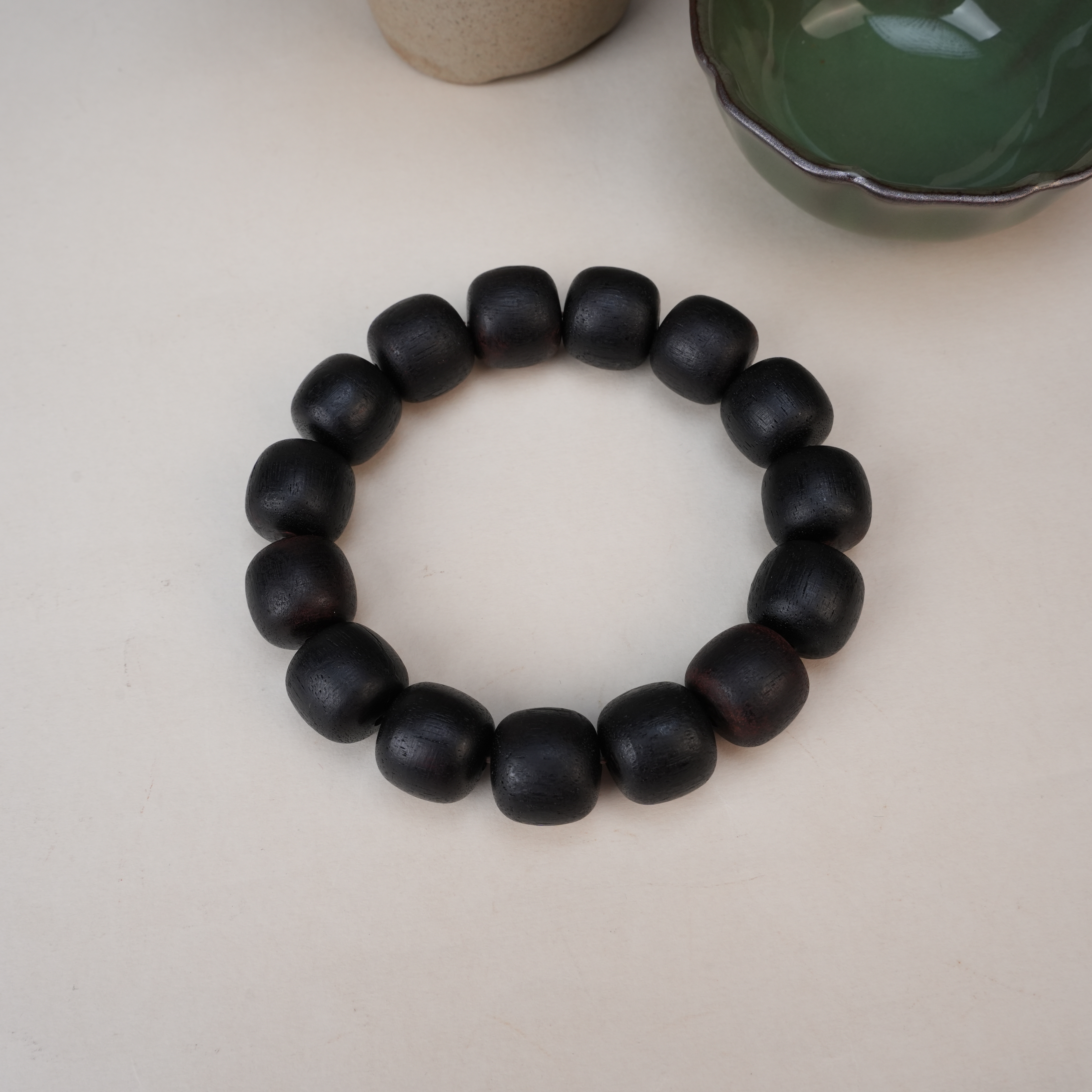 .海南.降真香16mm苹果珠单圈手串.多样性发货