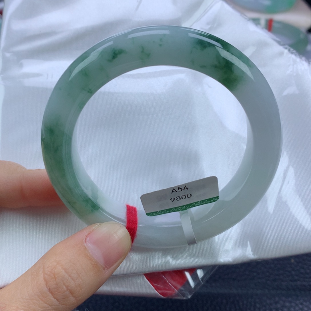 翡翠手镯未镶嵌54.5正