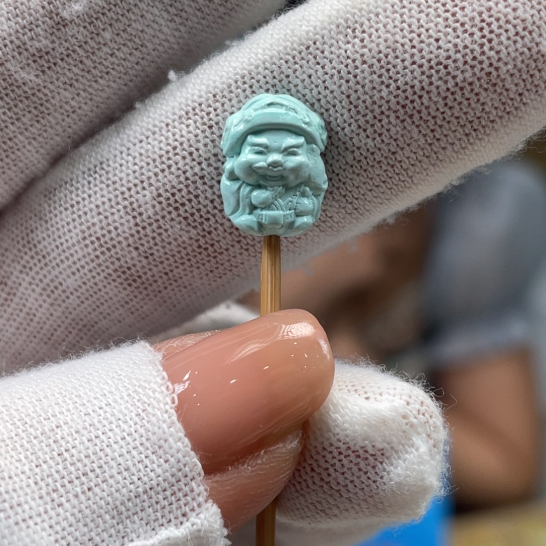 未镶嵌绿松石挂件