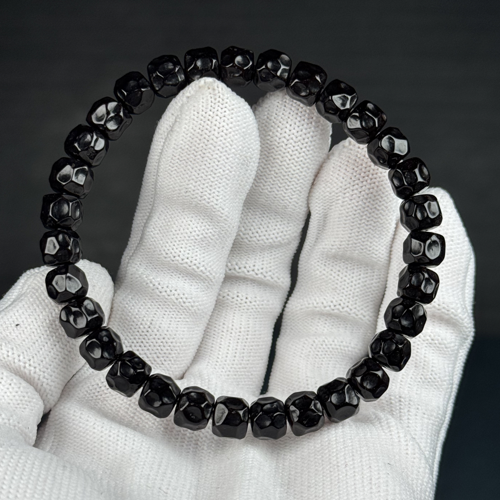 N092印尼黑金椰蒂无相手串7.8✖️6.3mm