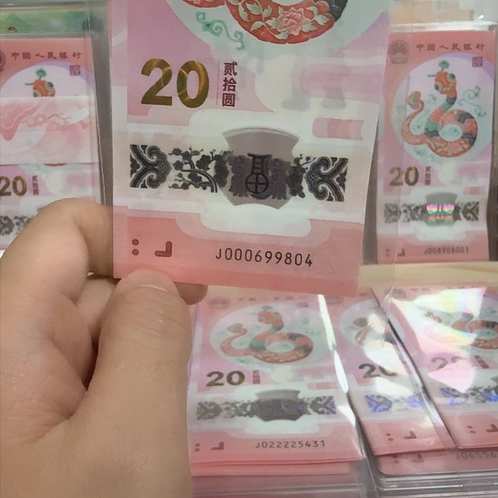 塑料小蛇钞号码000699804