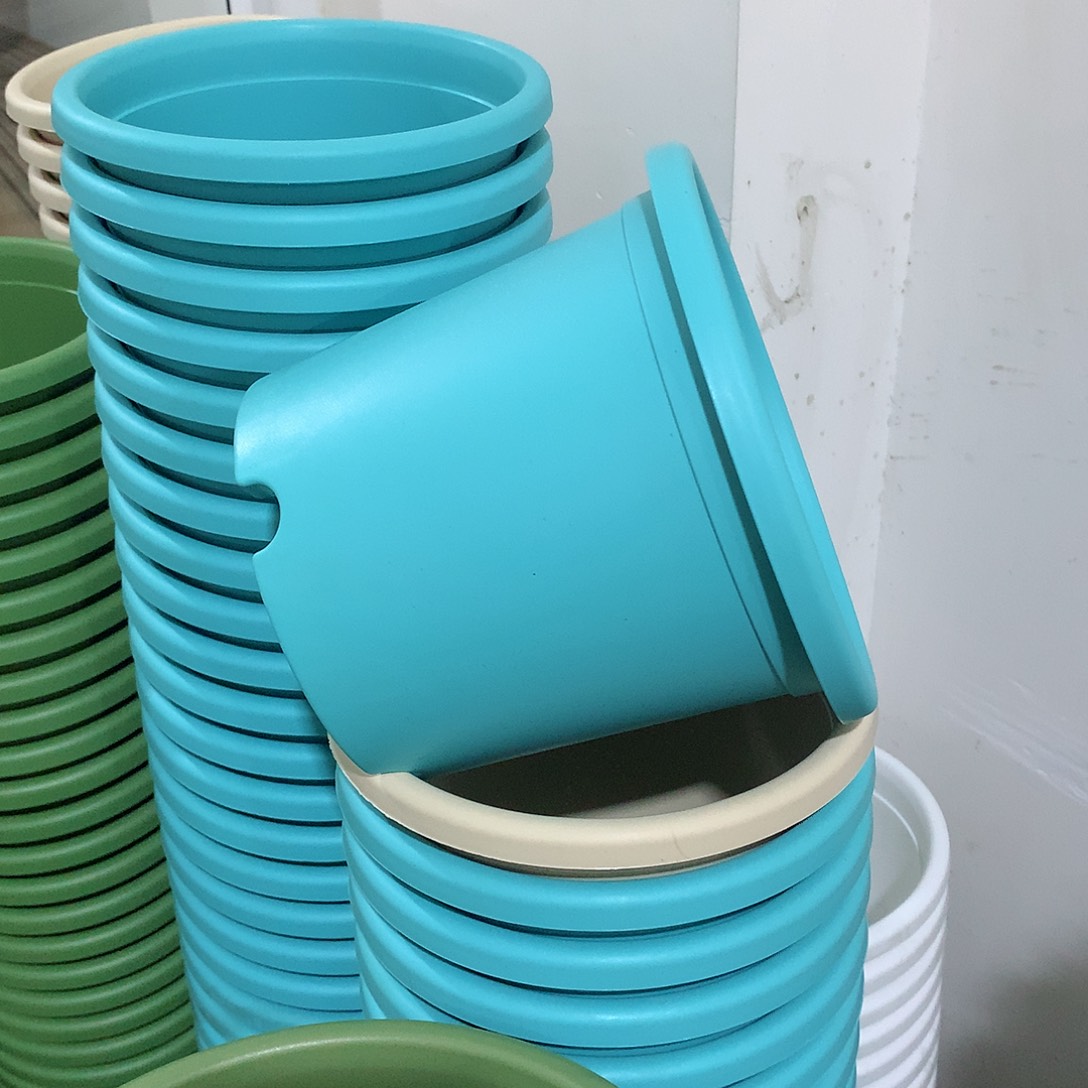 树脂四季口17蓝色5个无托新