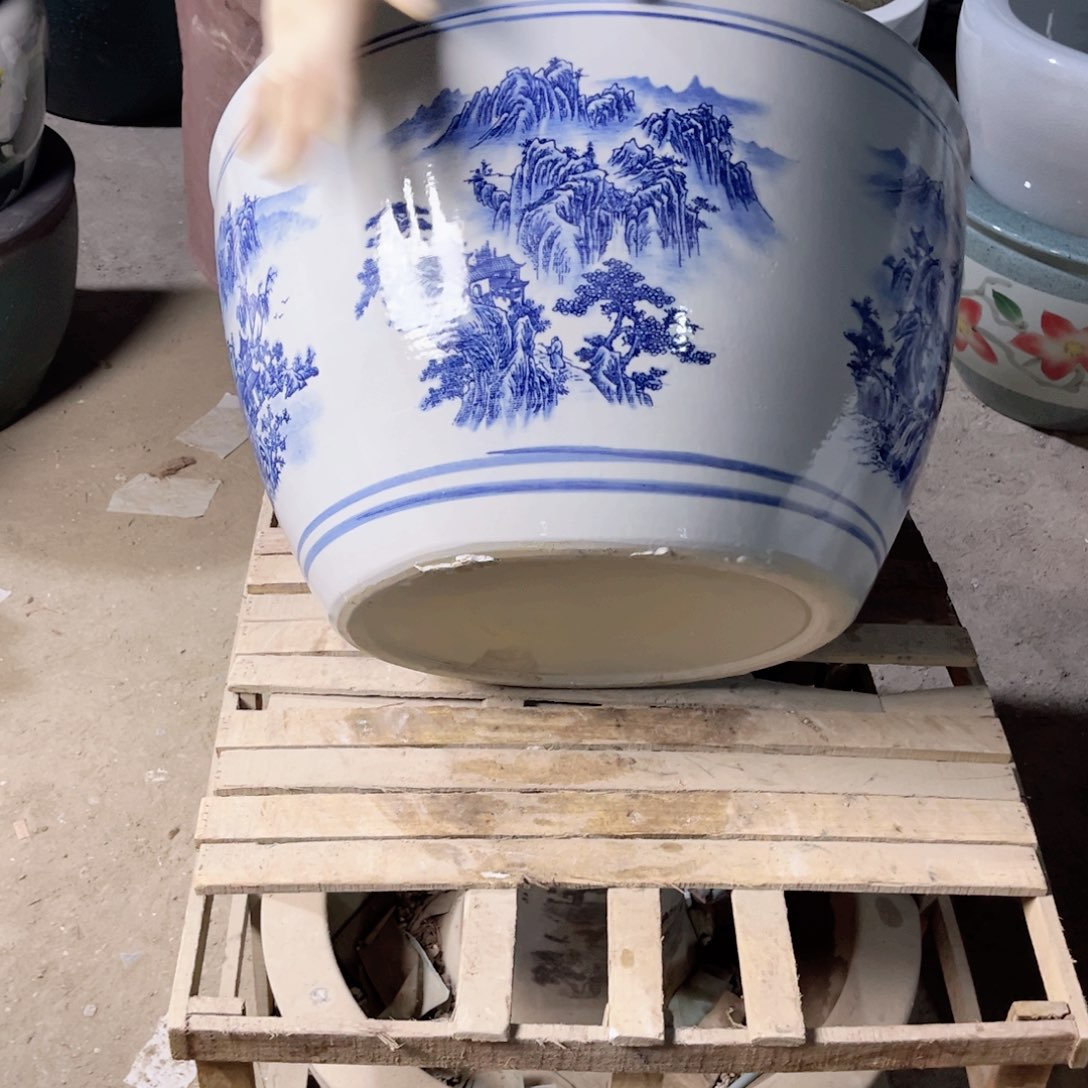 瓷片山水52.888888888888