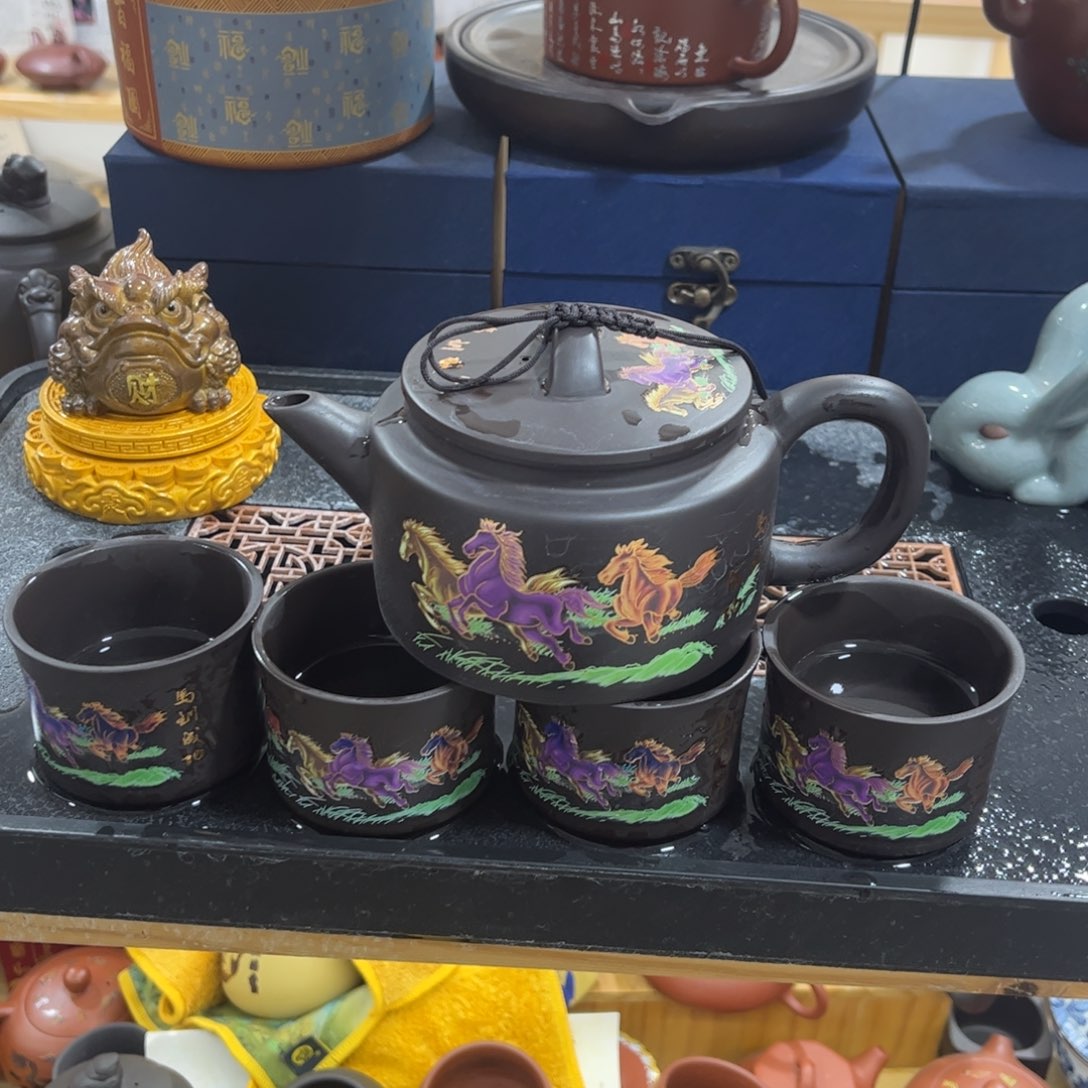 紫砂茶杯紫砂壶一壶4杯