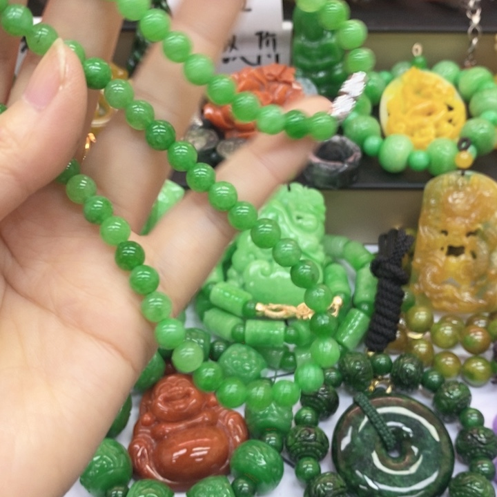查罗石合金手绳项链10