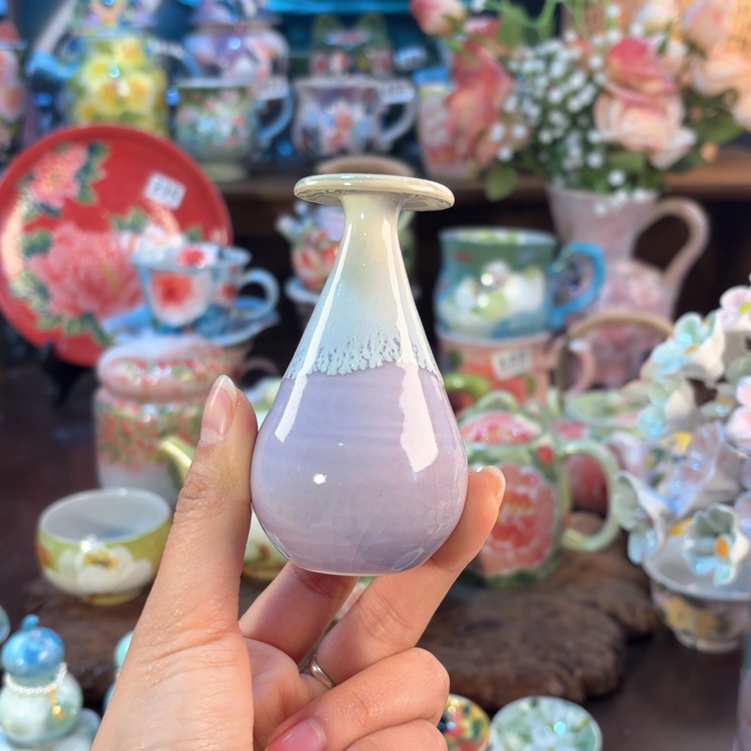 瓷片景德镇手绘高温釉下彩陶瓷茶具