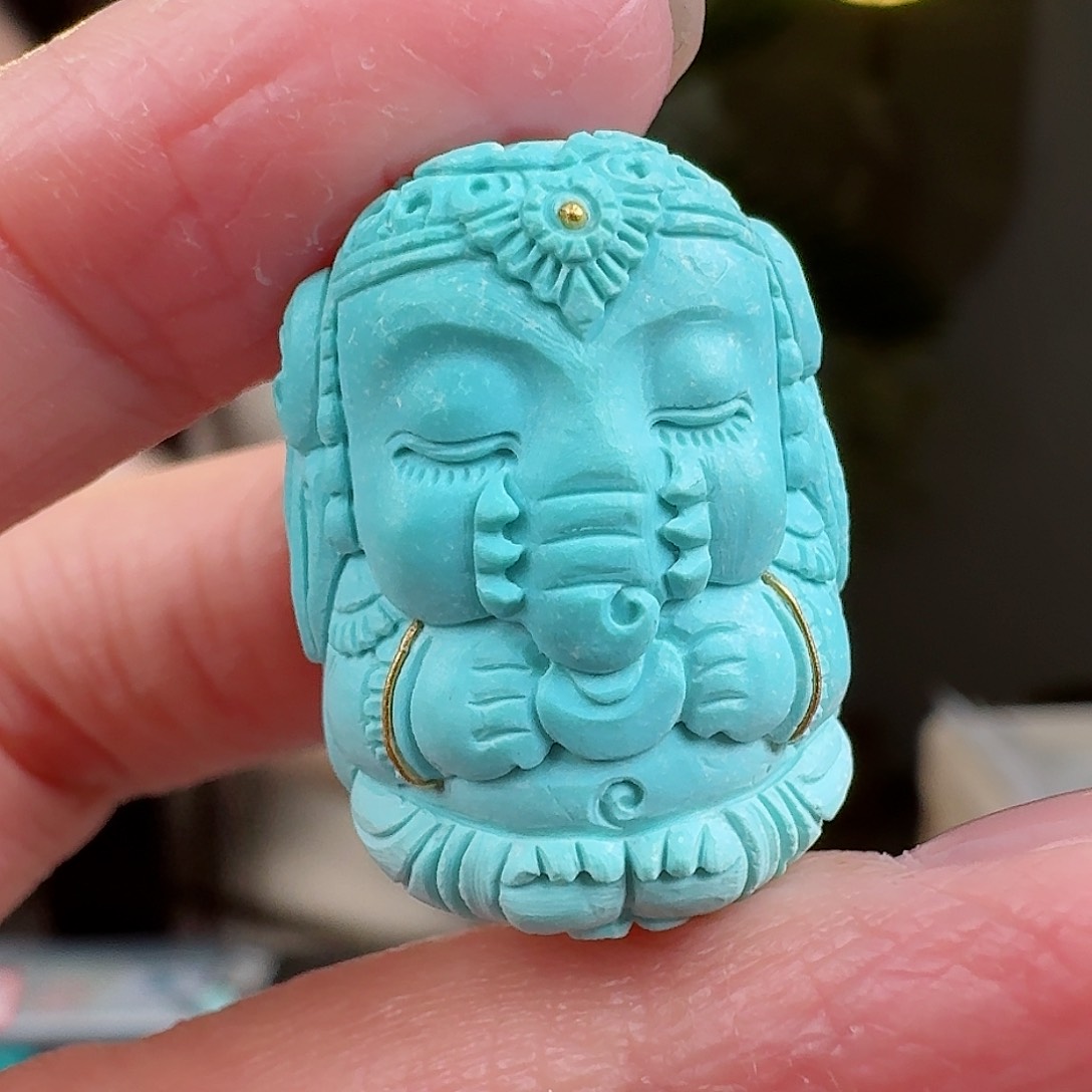 绿松石珠宝奇石未镶嵌