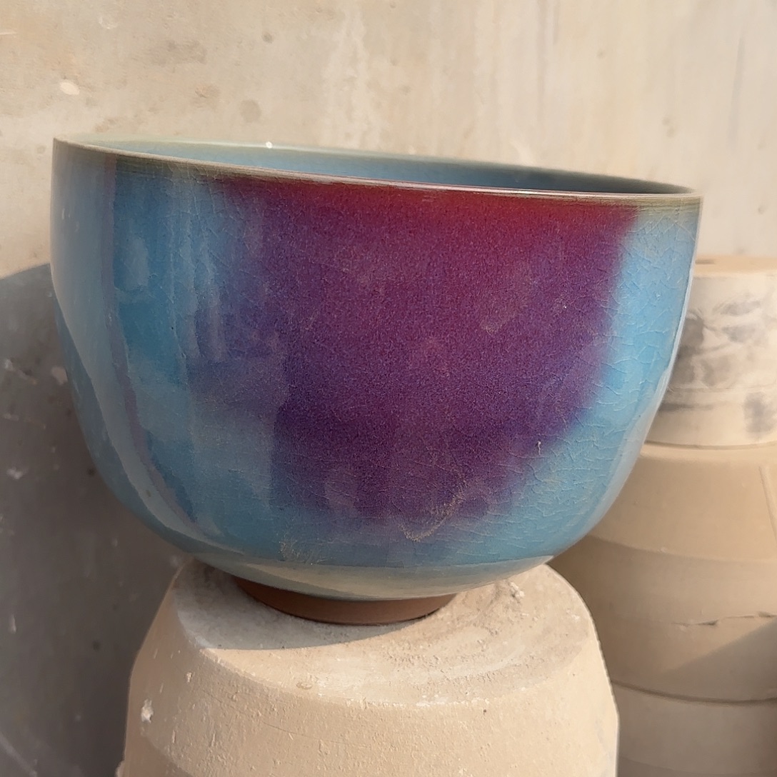 摆件陶郑家钧窑摆件微