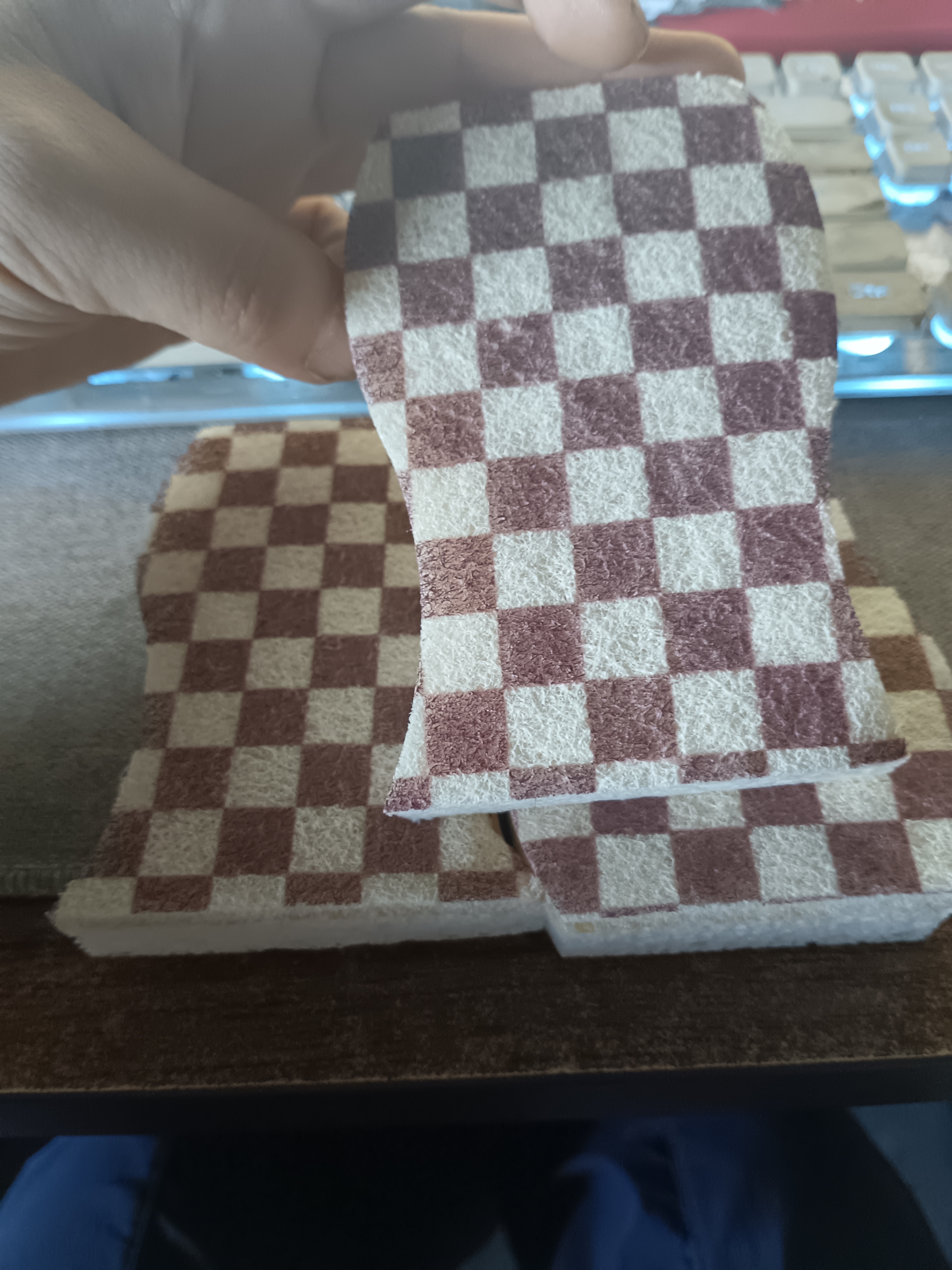 木浆棉洗碗海绵擦双面去污百洁布每包9片装