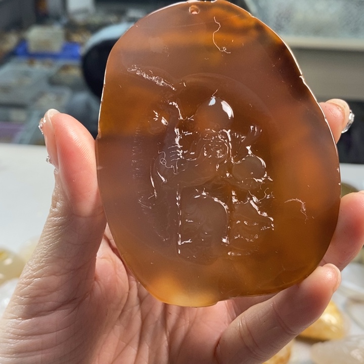 玛瑙/玉髓吊坠(不含链)未镶嵌