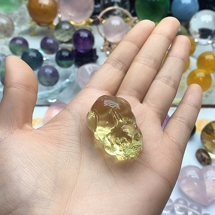 水晶摆件未镶嵌吊坠