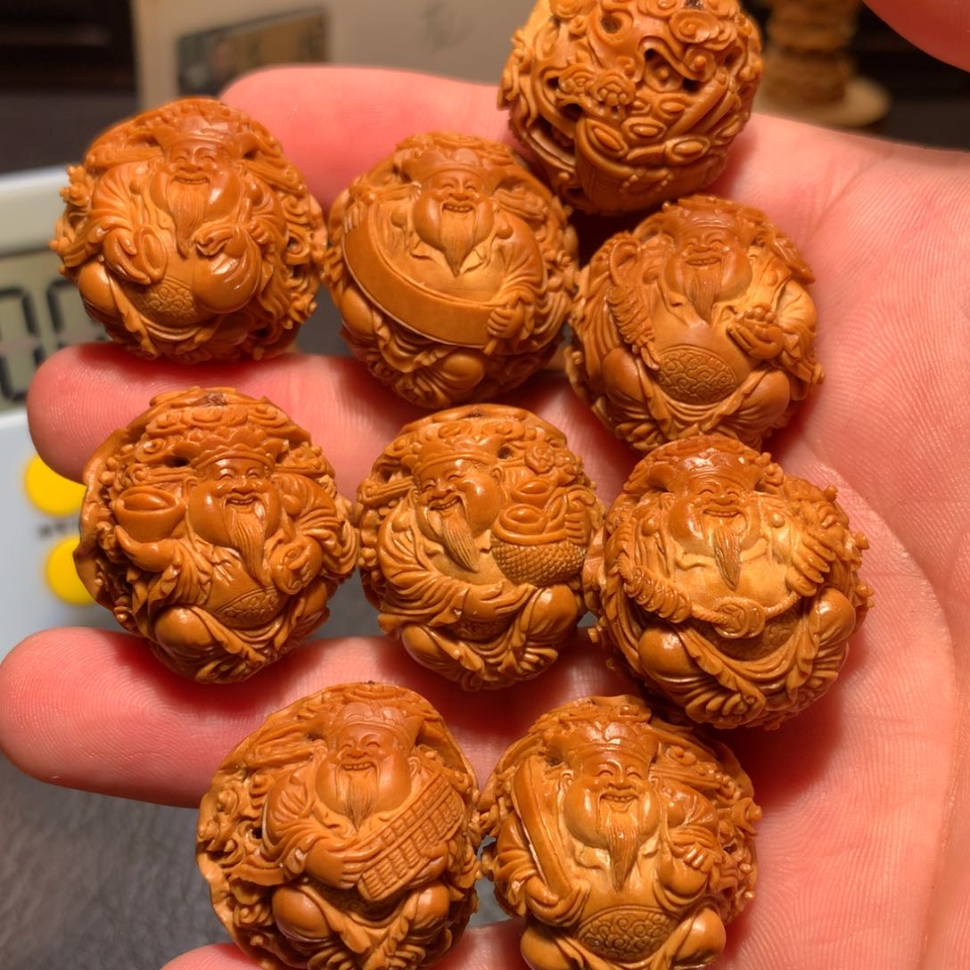 【闪购商品】橄榄核手串/手链天*哥云龙核雕