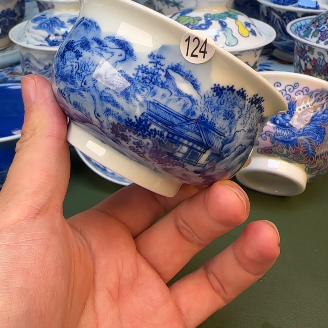 彦祖纯手工手绘茶具124