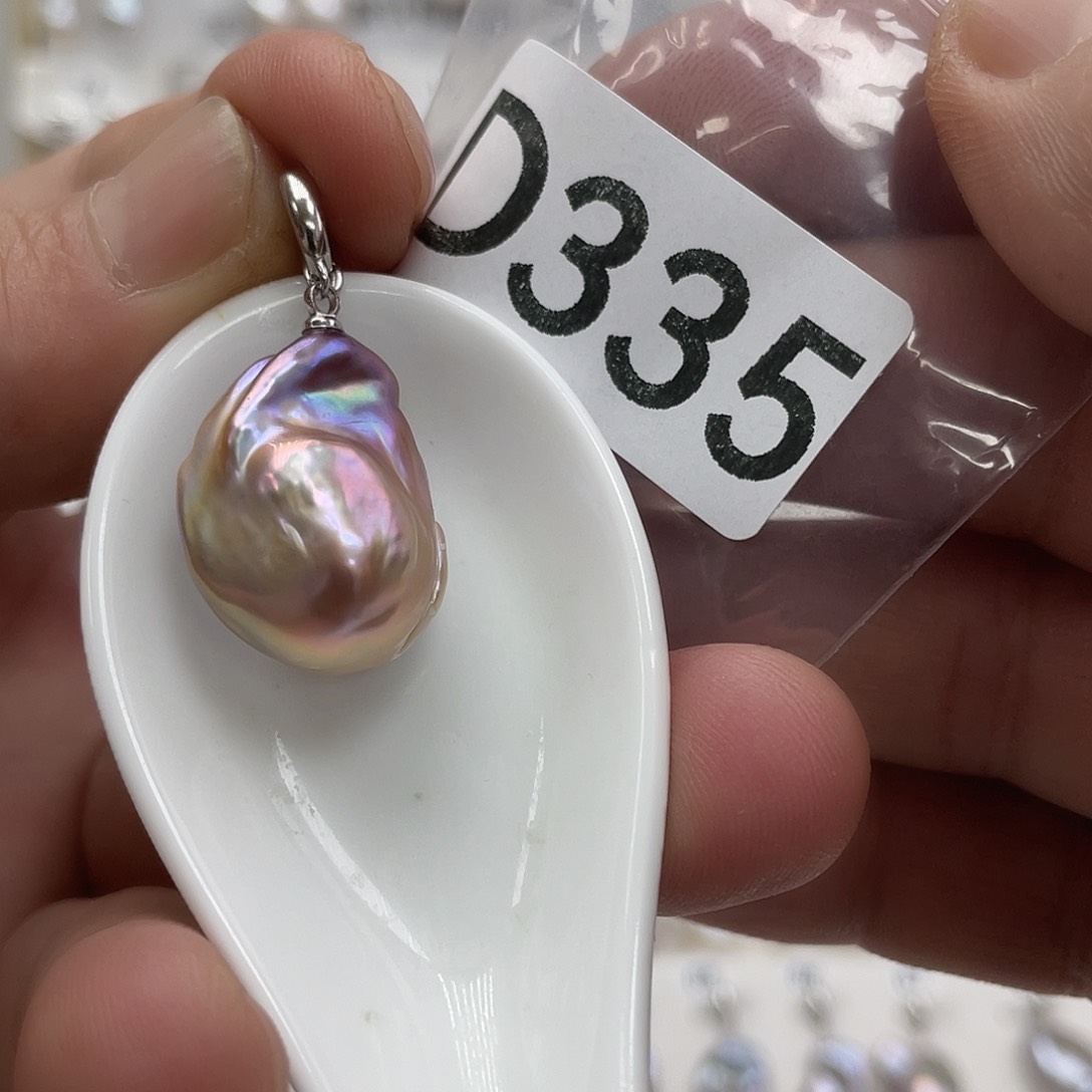 淡水珍珠颈饰银S925镶嵌