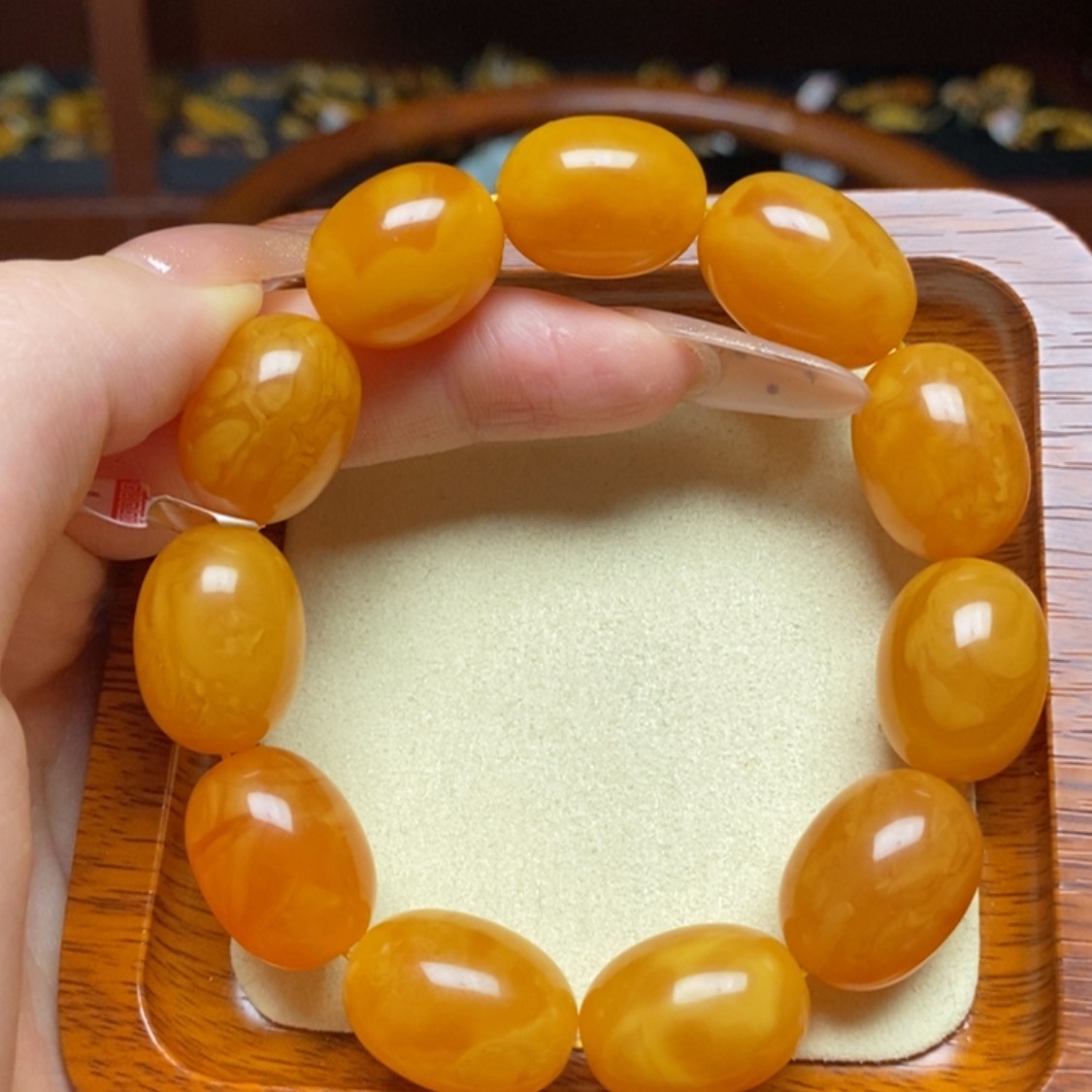 【闪购商品】蜜蜡手链未镶嵌手串