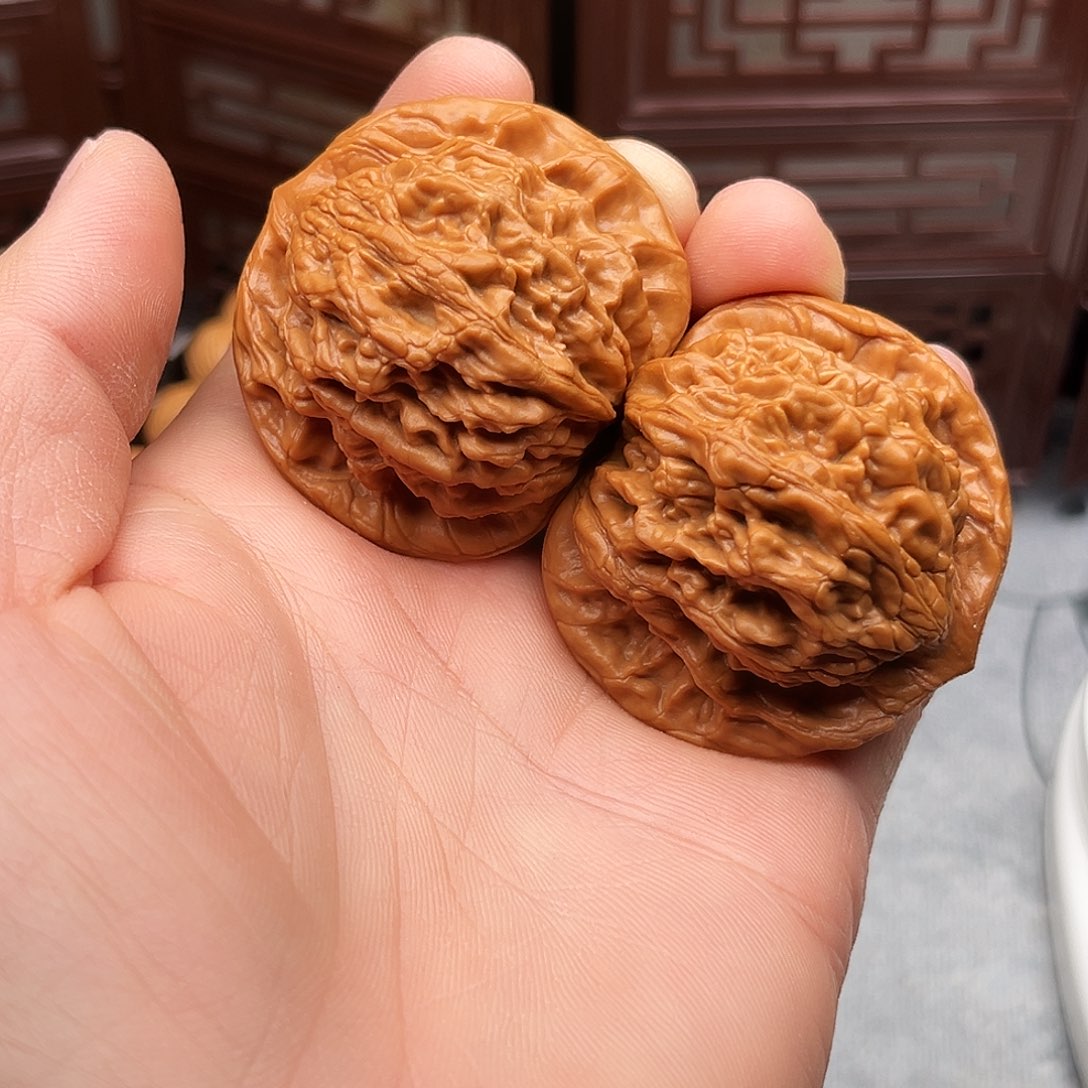 把件文玩核桃虎头