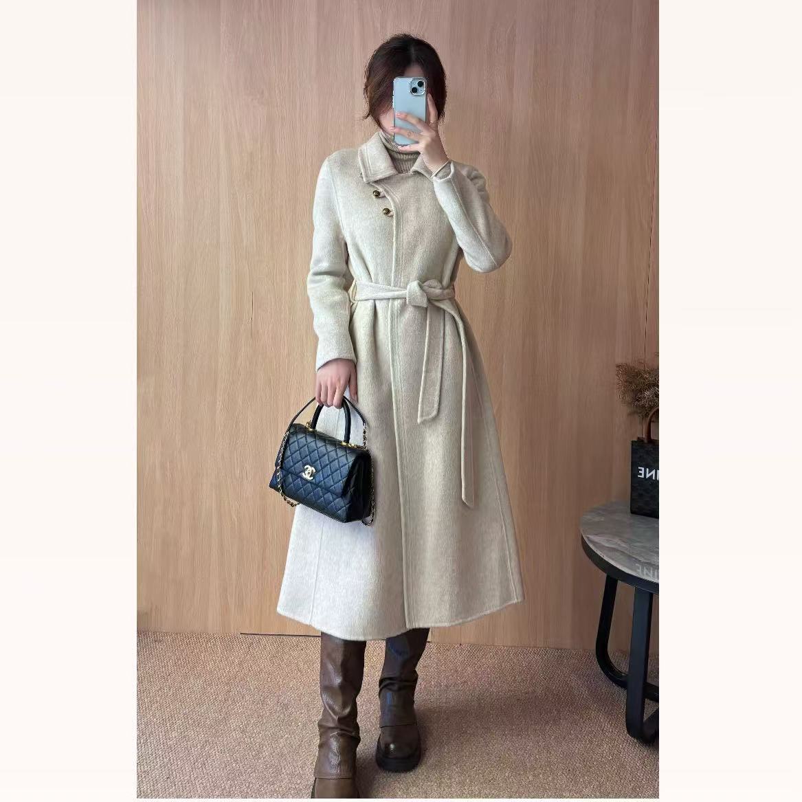 【C9015-领三扣腰带】NO退NO换气质秋冬百搭时尚女装上衣女外套