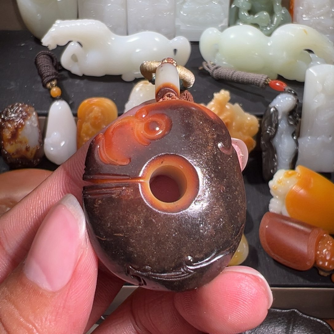 和田玉颈饰未镶嵌夏*