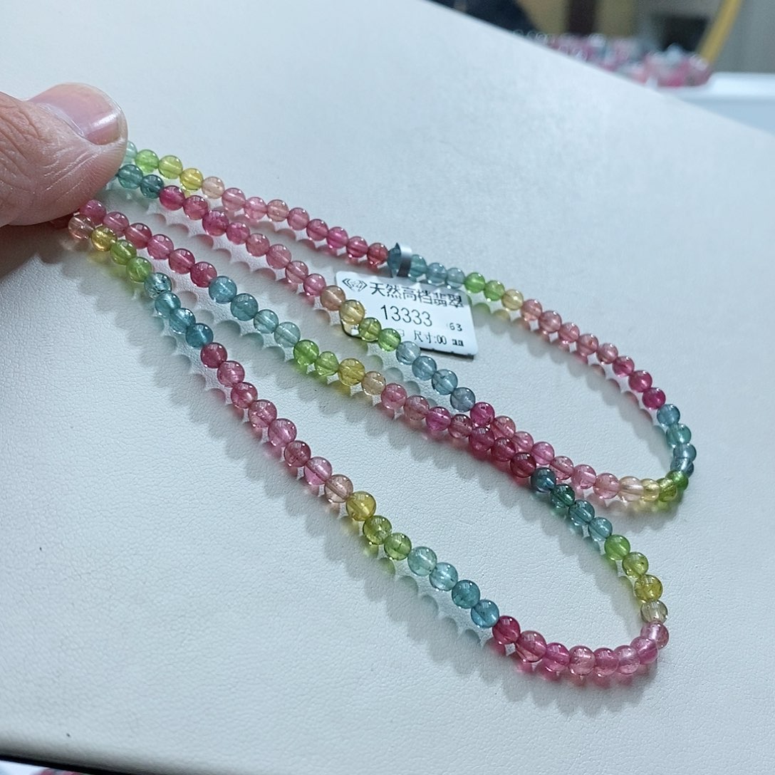 碧玺手链未镶嵌手链