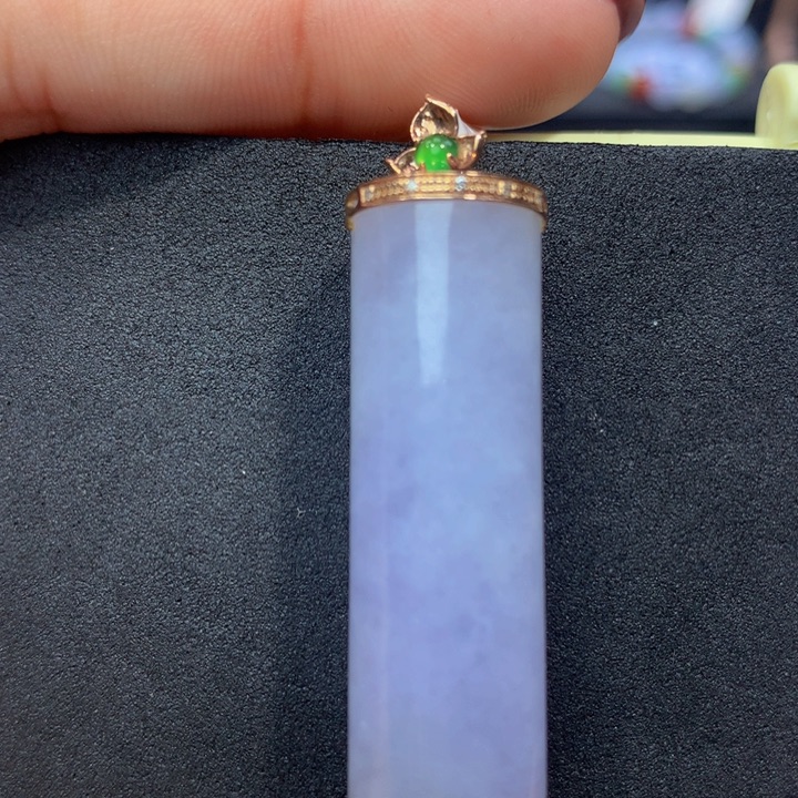 翡翠手链18K金镶嵌翡翠