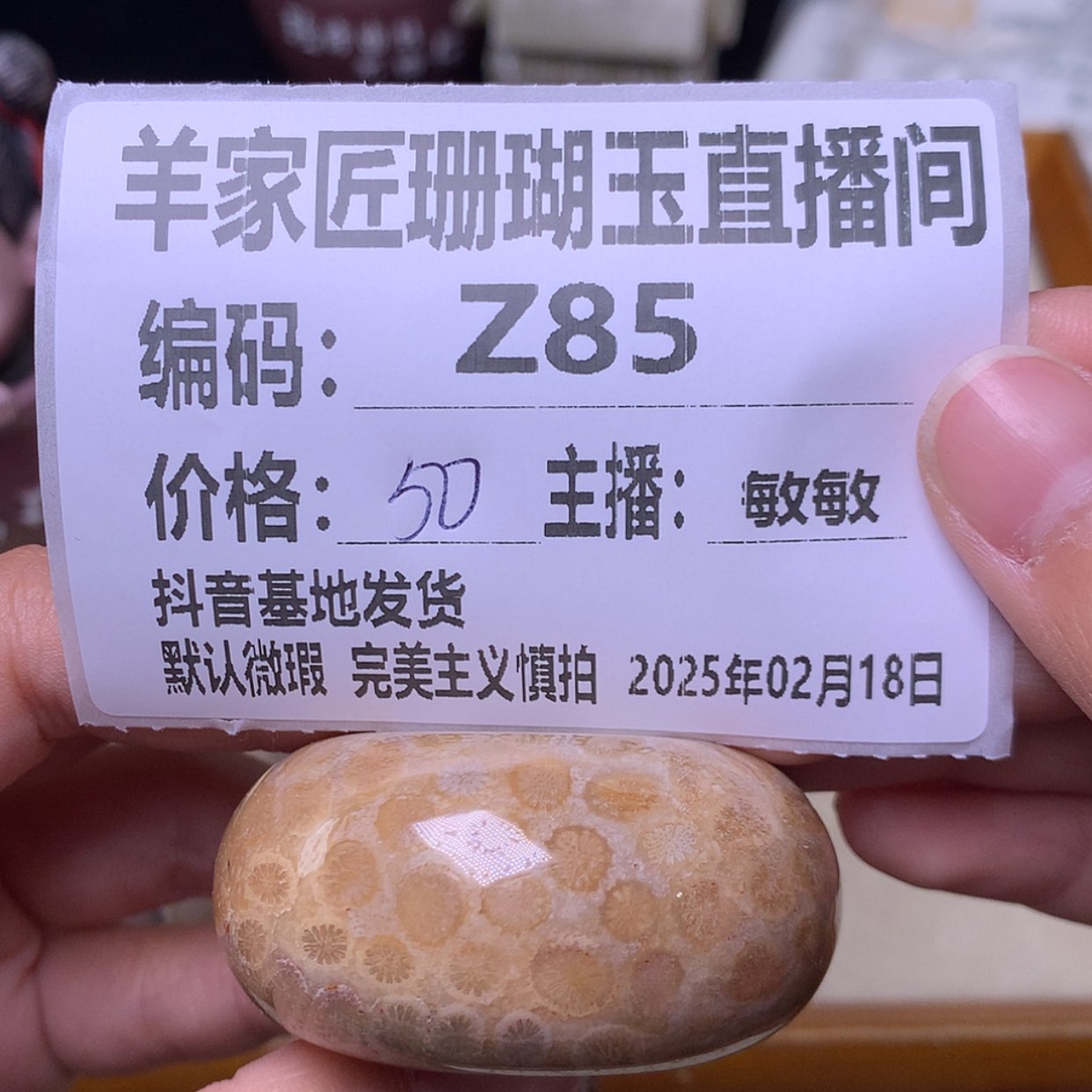 【闪购商品】硅化珊瑚（珊瑚玉）手链未镶嵌静**开Z85
