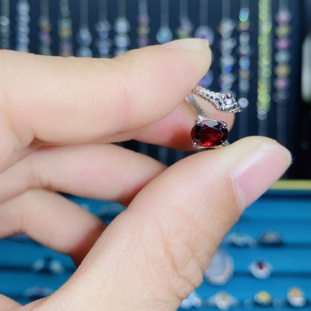 紫晶珠宝半成品银S925镶嵌