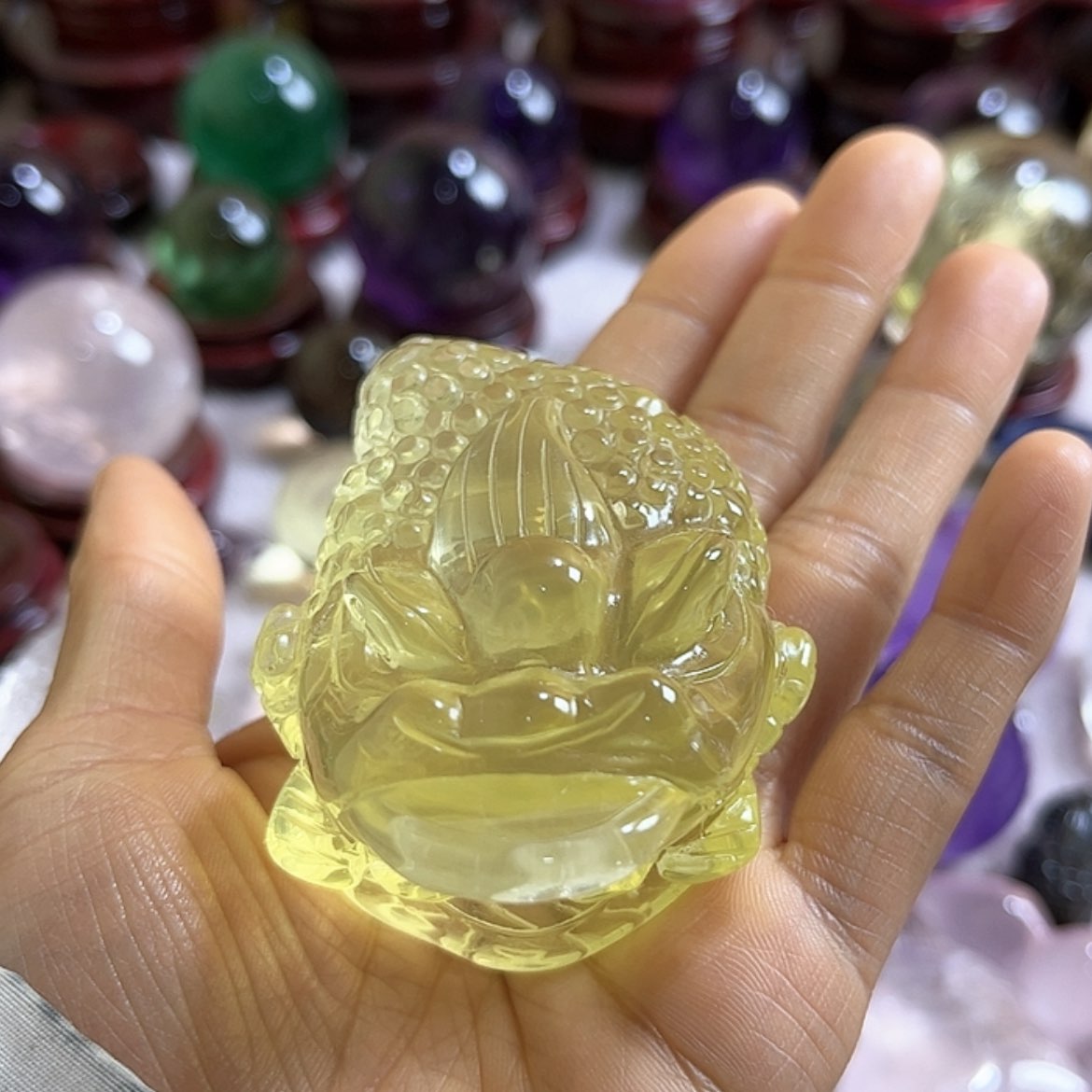 【闪购商品】水晶摆件金蟾未镶嵌