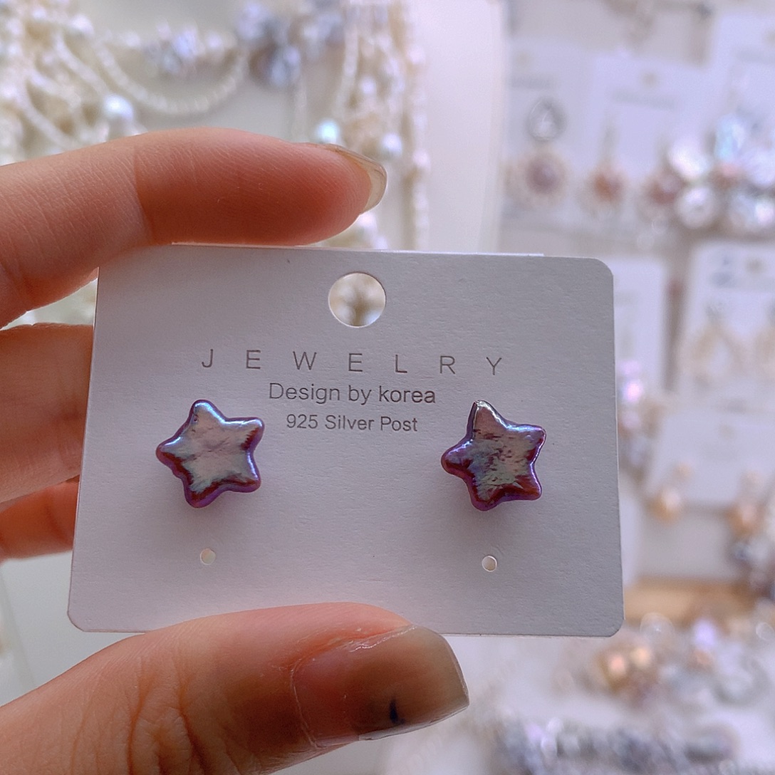 耳环未镶嵌淡水珍珠