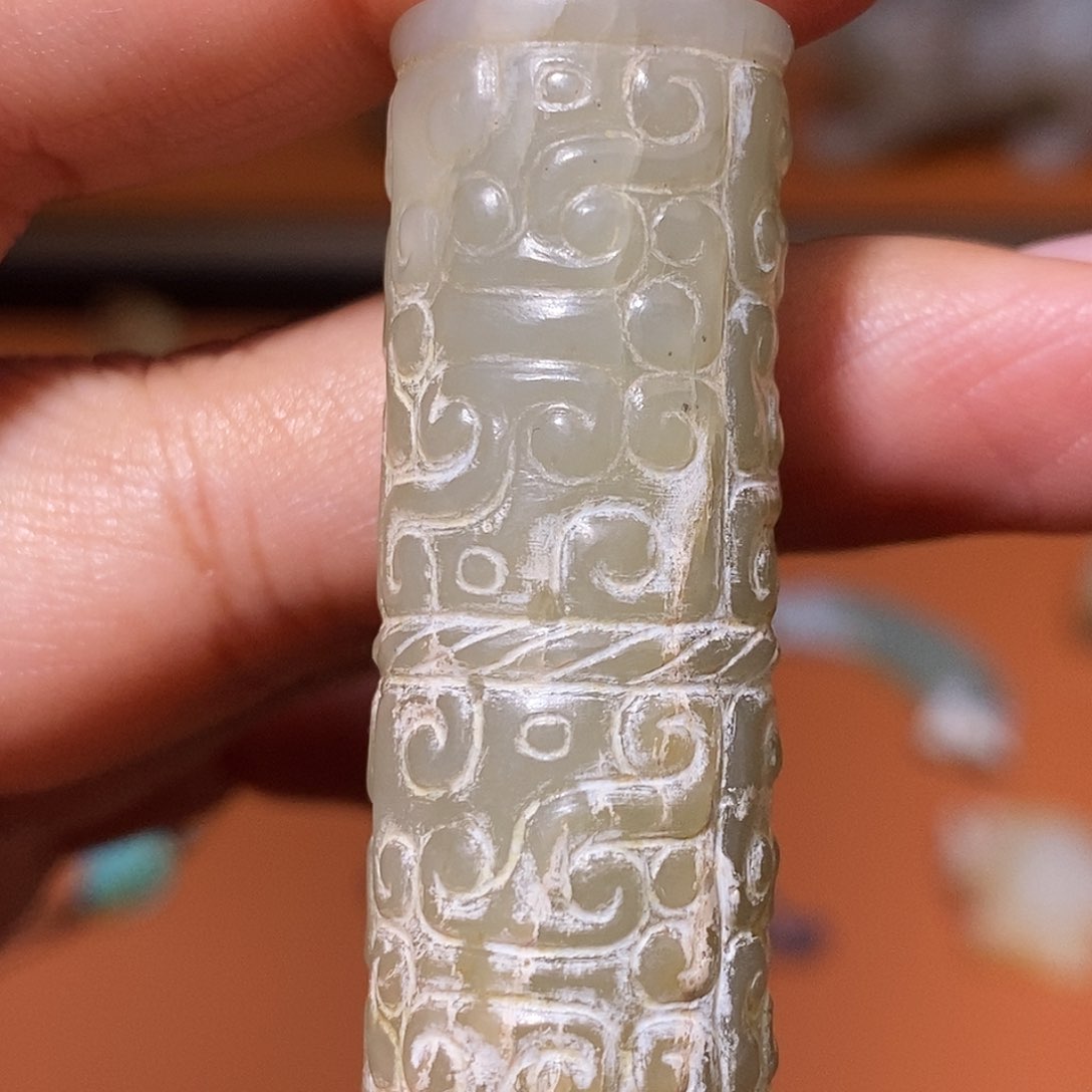 和田玉挂件未镶嵌真****）