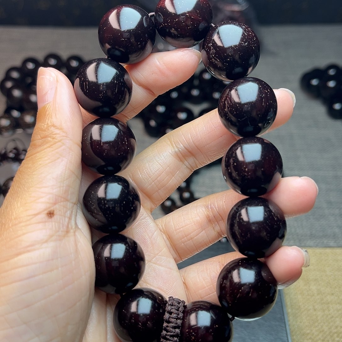 檀香紫檀（小叶紫檀）1.8x13多星