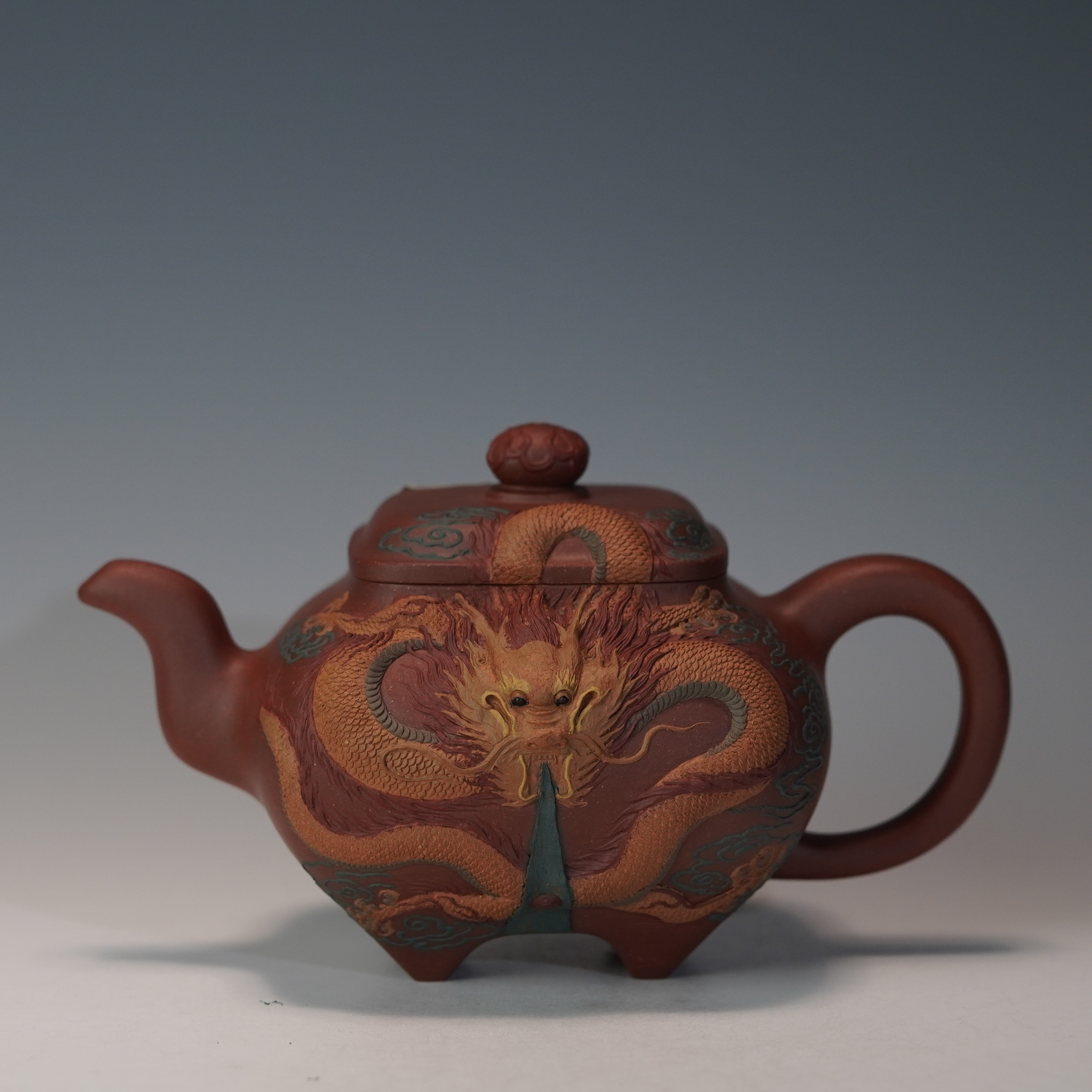 lot.22265 范忠君 堆绘：杨丽底槽清传炉至尊龙壶 430cc