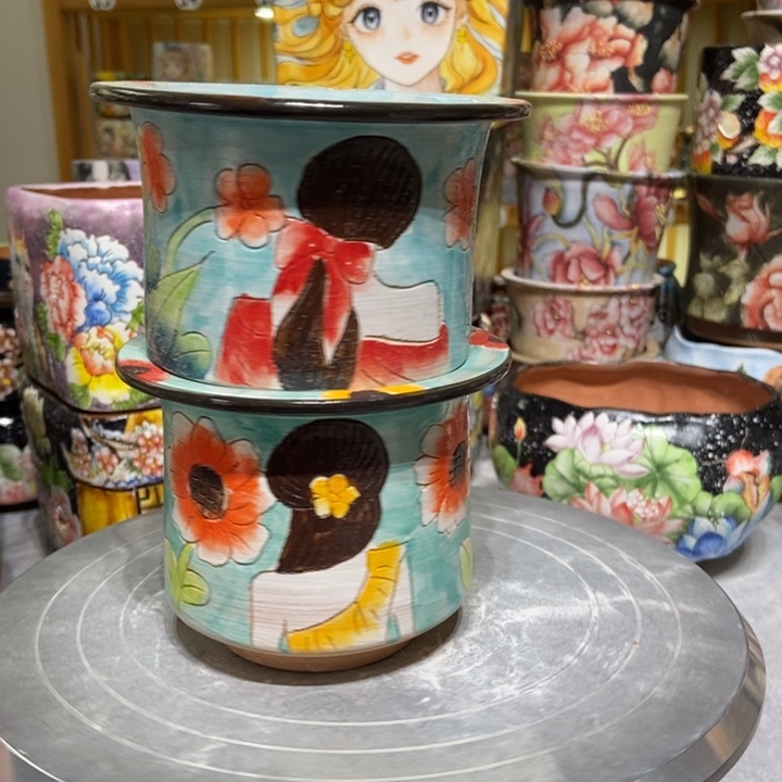 景德镇艺术手绘作品