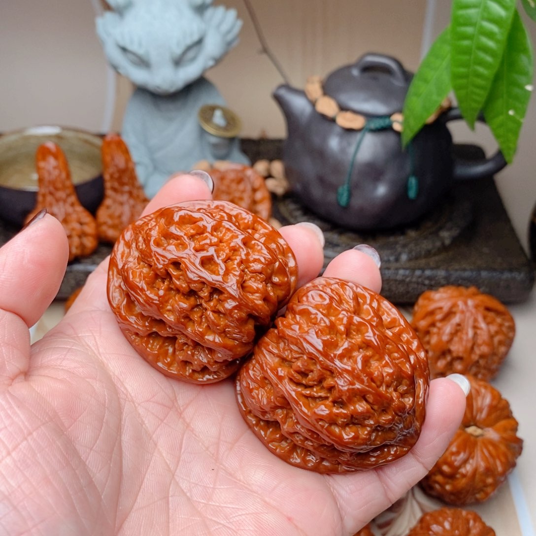 吊坠文玩核桃无****春粗筋