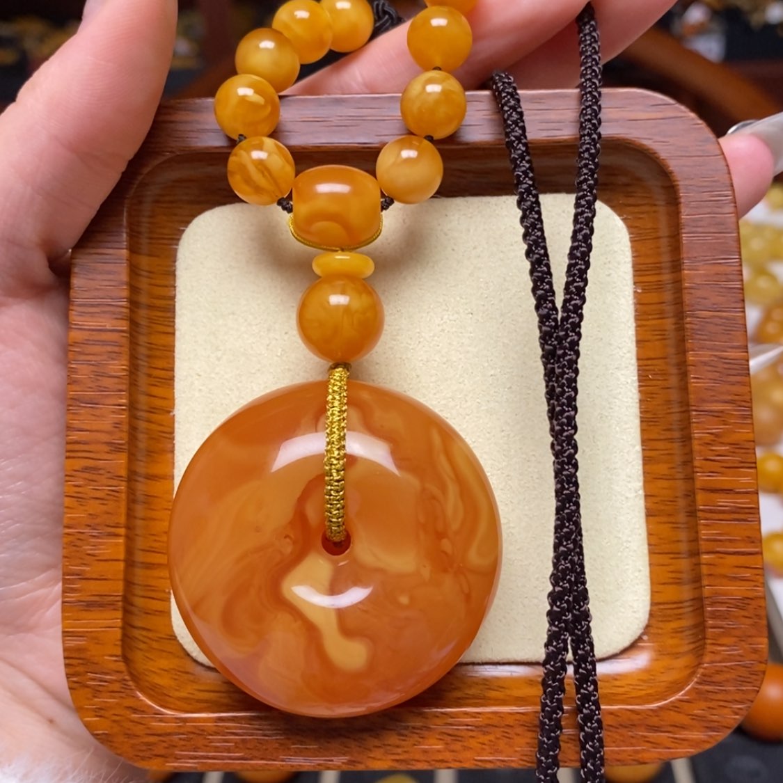 【闪购商品】蜜蜡颈饰未镶嵌项链