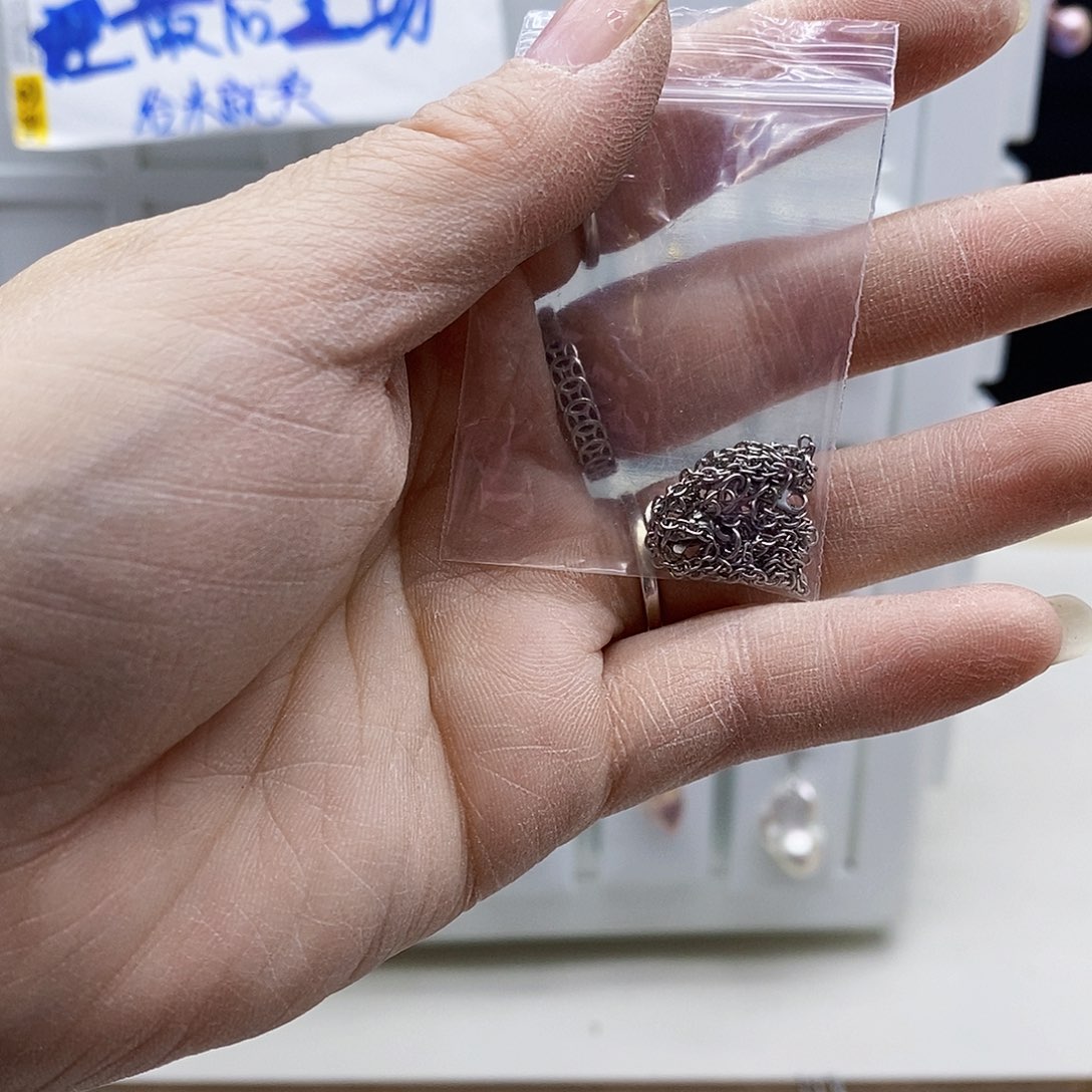 颈饰合金淡水珍珠