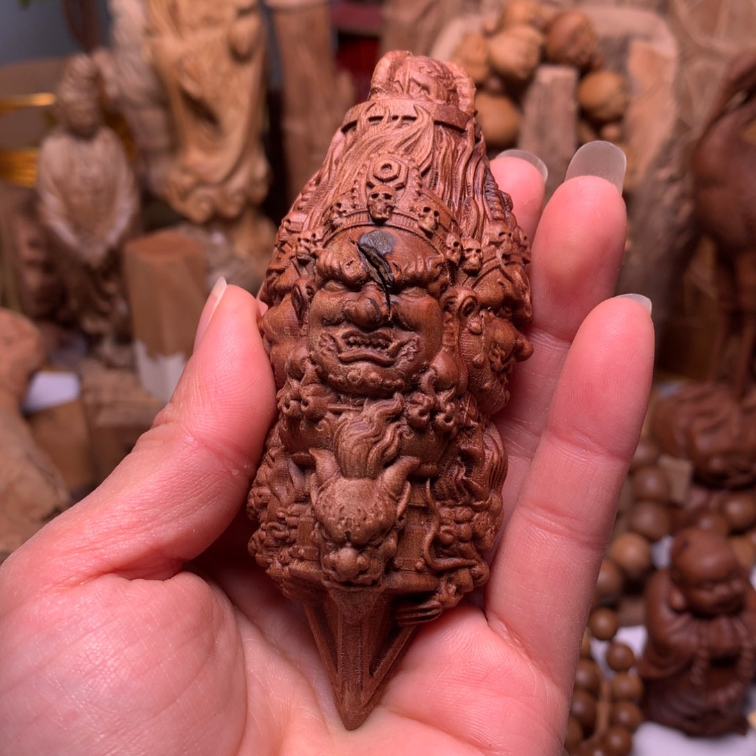 檀香木手串/手链老山檀香雕刻件