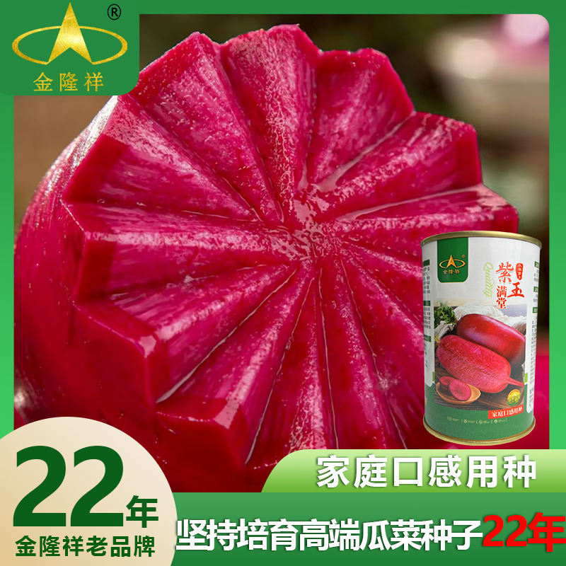 紫玉满堂水果萝卜农家菜园家庭阳台蔬菜种籽金隆祥老品牌