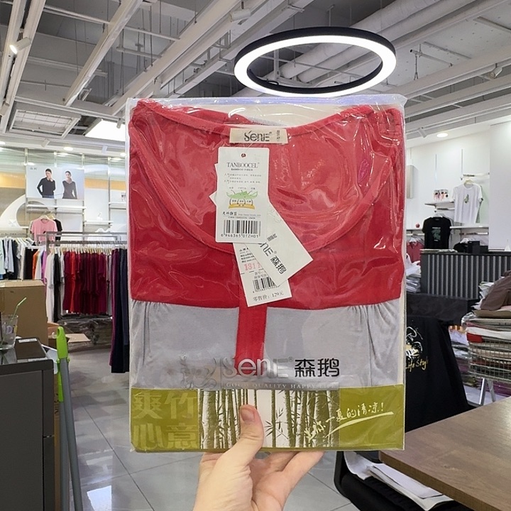 4218女士红色半袖175b