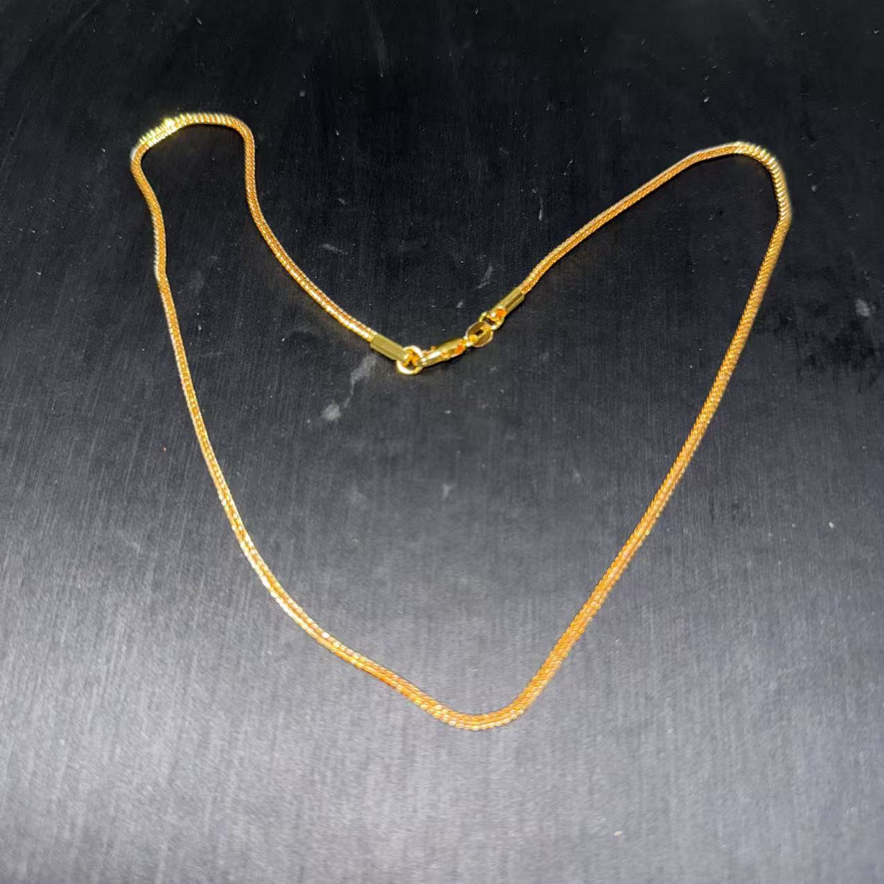 链子足银   收藏级轻奢时尚气质简约精致项链Fjf71141