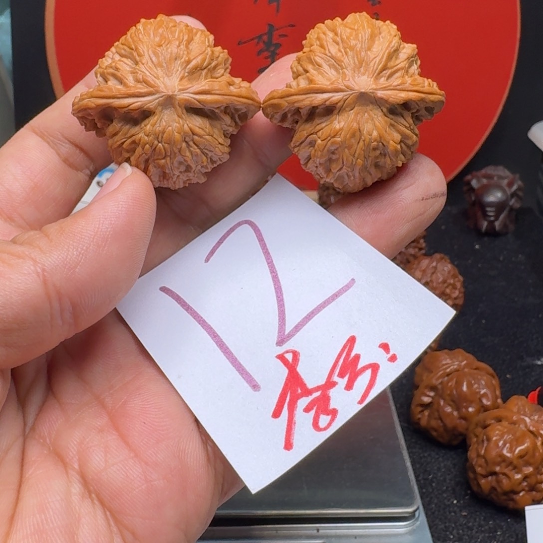 文玩核桃把件40小正磨