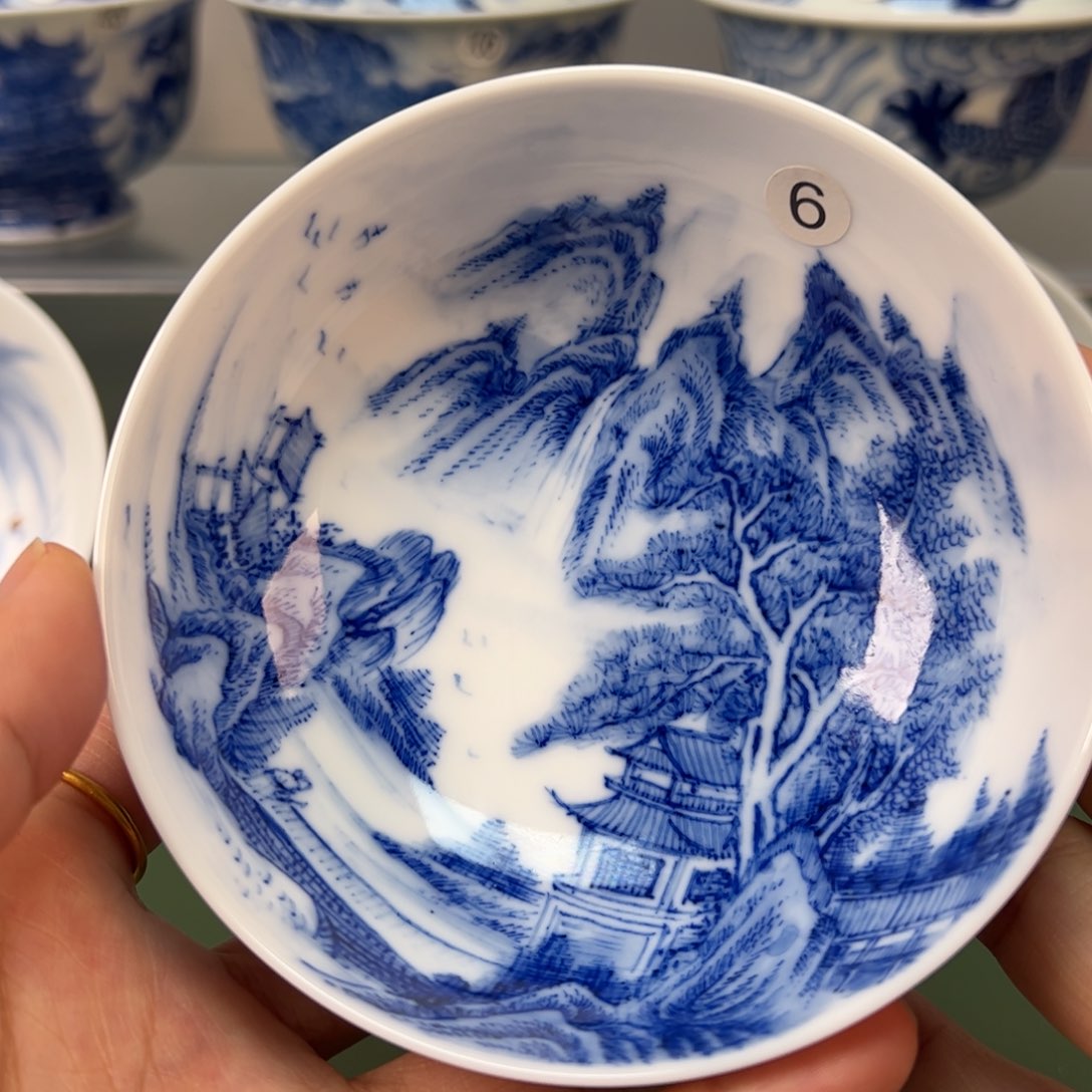 杯木木景德镇纯手绘茶具6