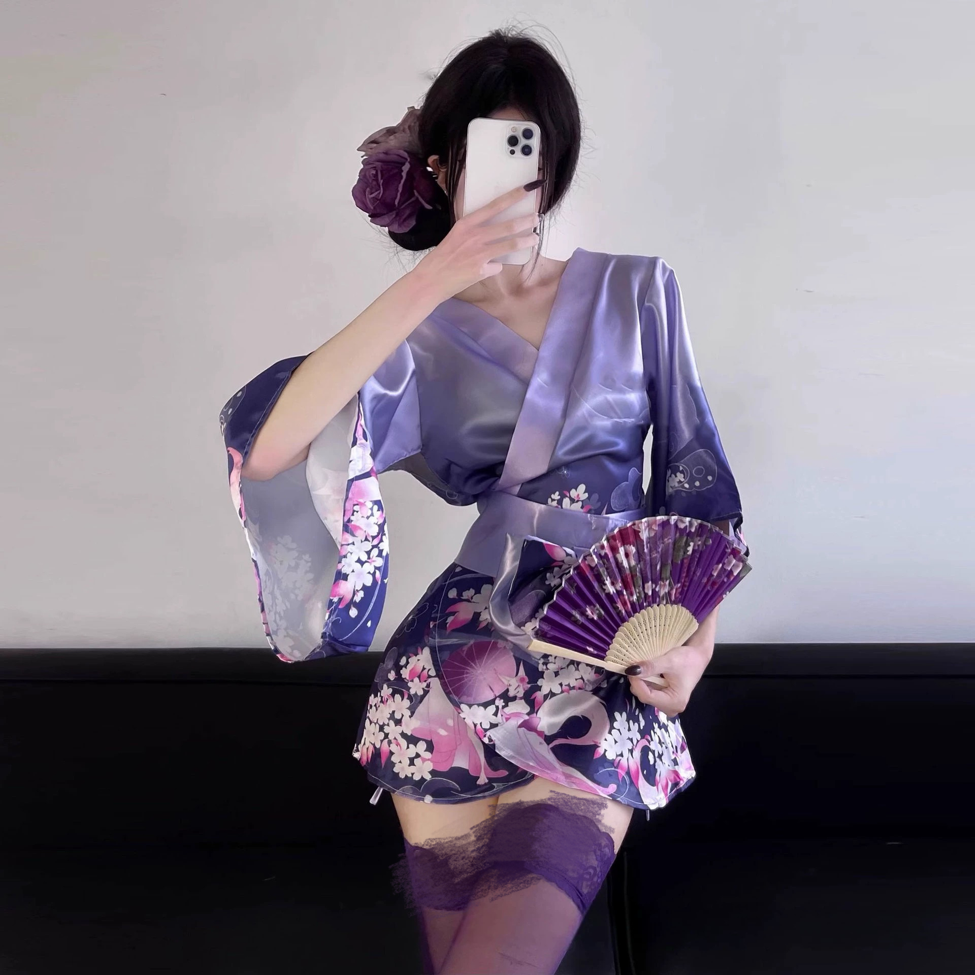【梦魂不舍】渐变花海！渐变色纯欲显瘦温柔风裙
