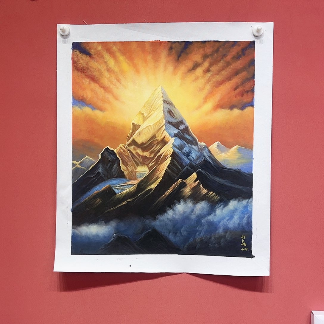 油画刘文桂油画作品朵任