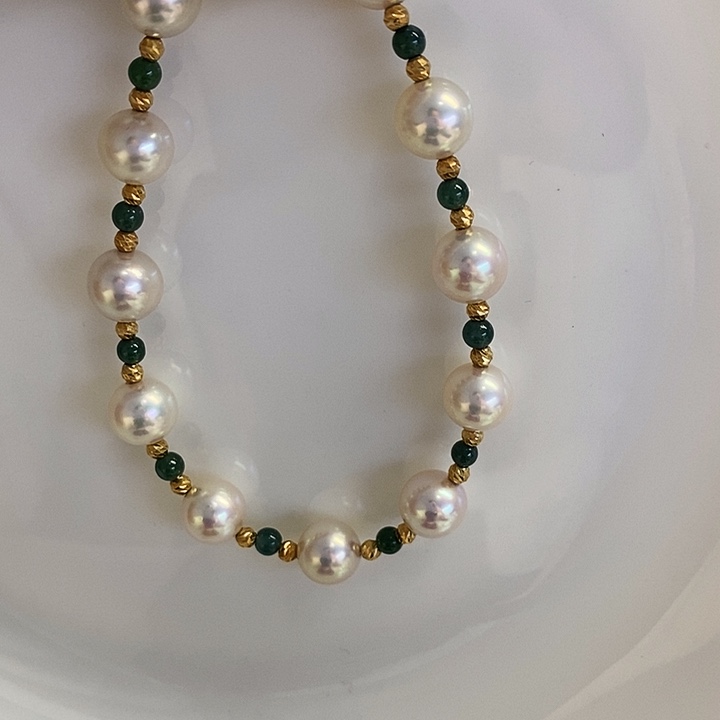 海水珍珠戒指18K金镶嵌