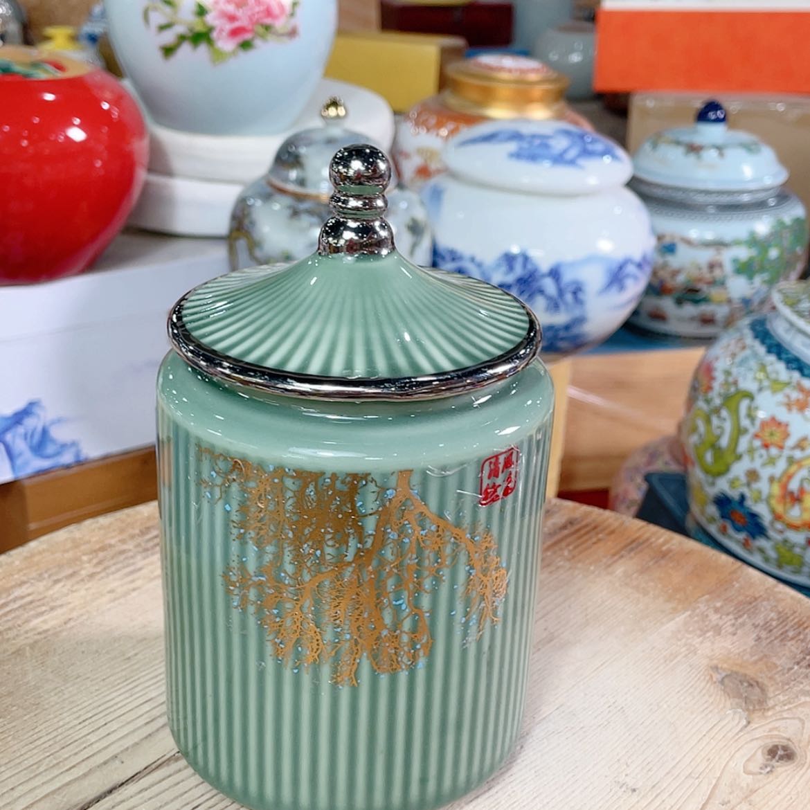 【闪购商品】罐陶瓷茶叶罐密封罐