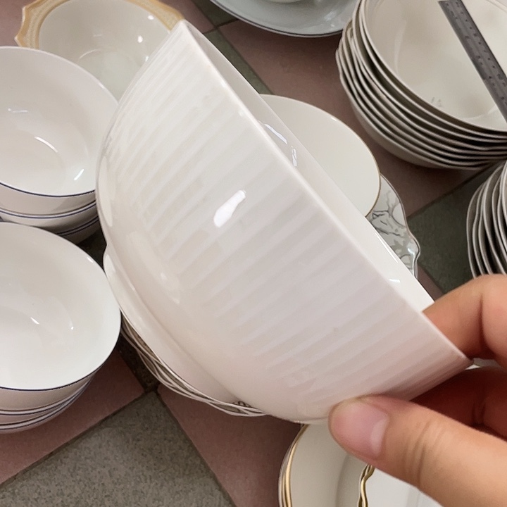 新骨瓷天**勤5.5寸一个碗易碎品不退不换微瑕