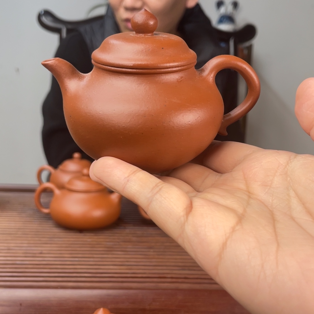 朱泥茶壶微瑕老朱泥秋水130cc