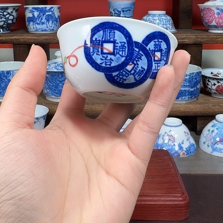 杯老****）现代景德镇陶瓷杯